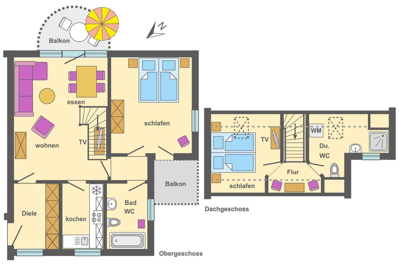Ferienpark Freesenbruch Wohnung 2 6 - Windrose Zingst Kültér fotó